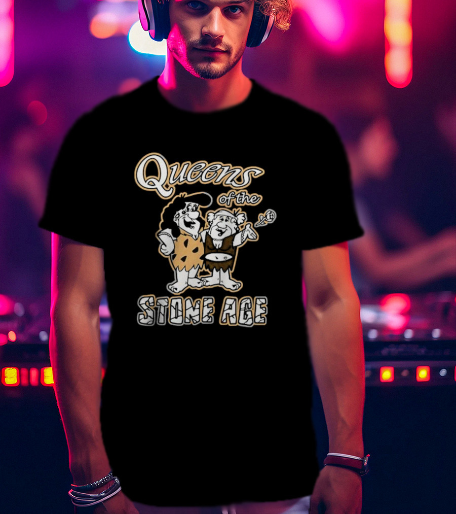 Queens Of The Stone Age Flintstones T-Shirt