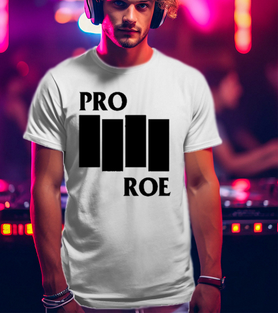 Jason Narducy Pro Roe Black Flag T-Shirt
