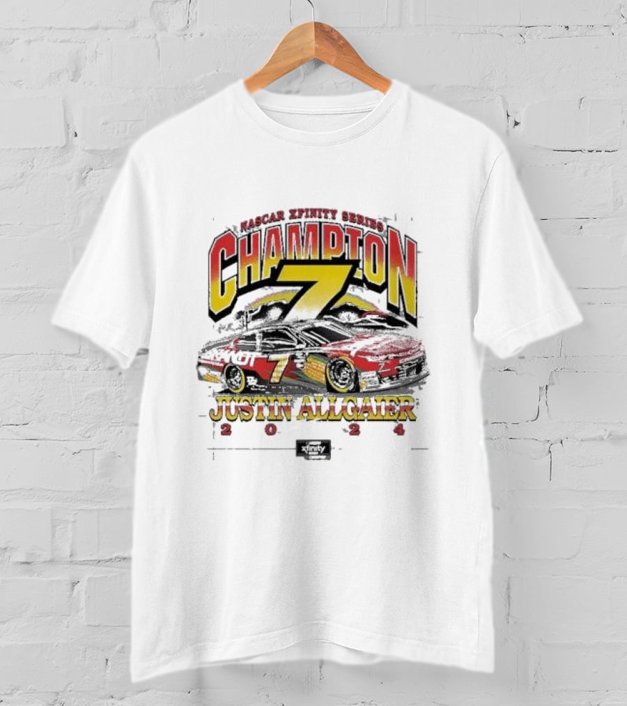 Justin Allgaier NASCAR Xfinity Series Champion T-Shirt
