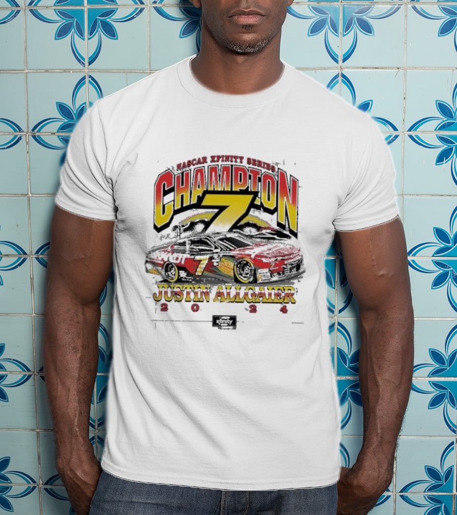 Justin Allgaier NASCAR Xfinity Series Champion T-Shirt