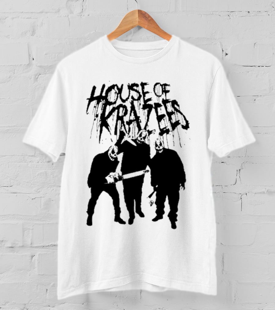 House Of Krazees MNE Stare Horror Mask Trio T-Shirt