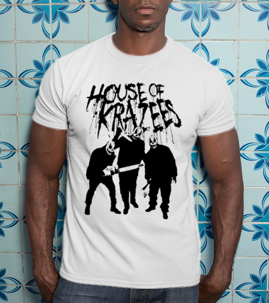 House Of Krazees MNE Stare Horror Mask Trio T-Shirt