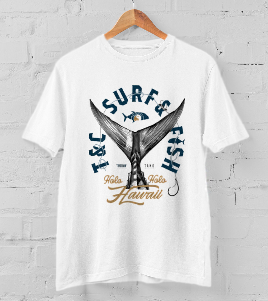 T&C Surf Fish Throw Tako Holo Holo Hawaii T-Shirt