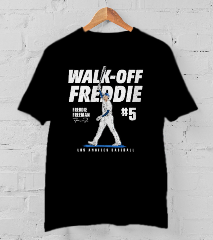 Walk-Off Freddie Freeman #5 Los Angeles Baseball T-Shirt