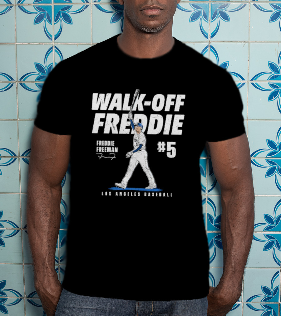 Walk-Off Freddie Freeman #5 Los Angeles Baseball T-Shirt