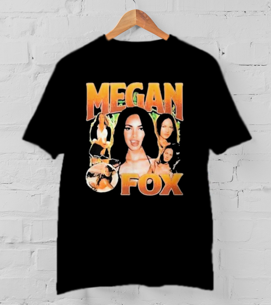 Megan Fox 90s Retro Collage T-Shirt