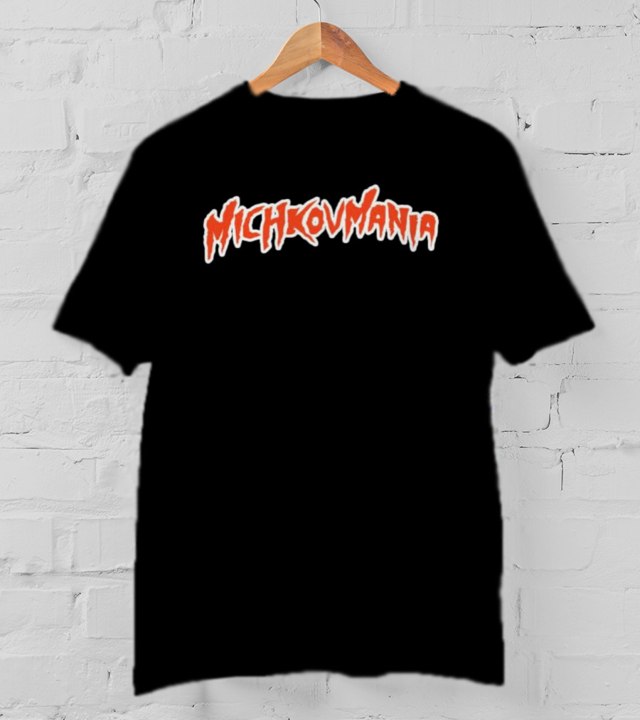 Michkov Mania Rugged Lettering T-Shirt