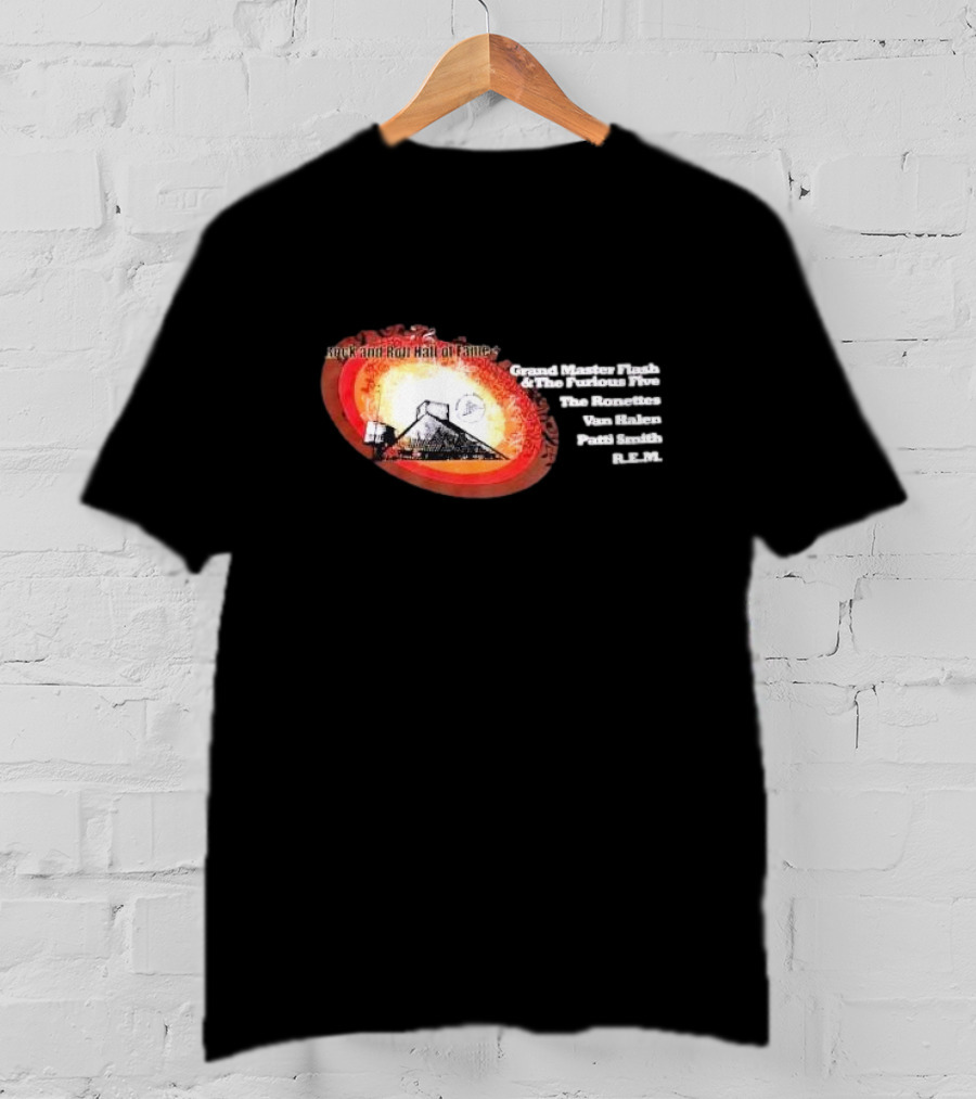 Rock And Roll Hall Of Fame Grand Master Flash The Furious Five The Ronettes Van Halen Patti Smith R.E.M T-Shirt