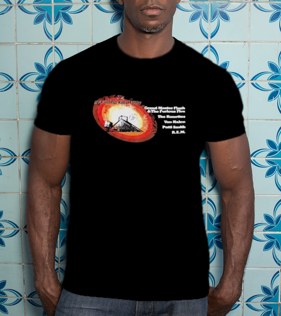 Rock And Roll Hall Of Fame Grand Master Flash The Furious Five The Ronettes Van Halen Patti Smith R.E.M T-Shirt
