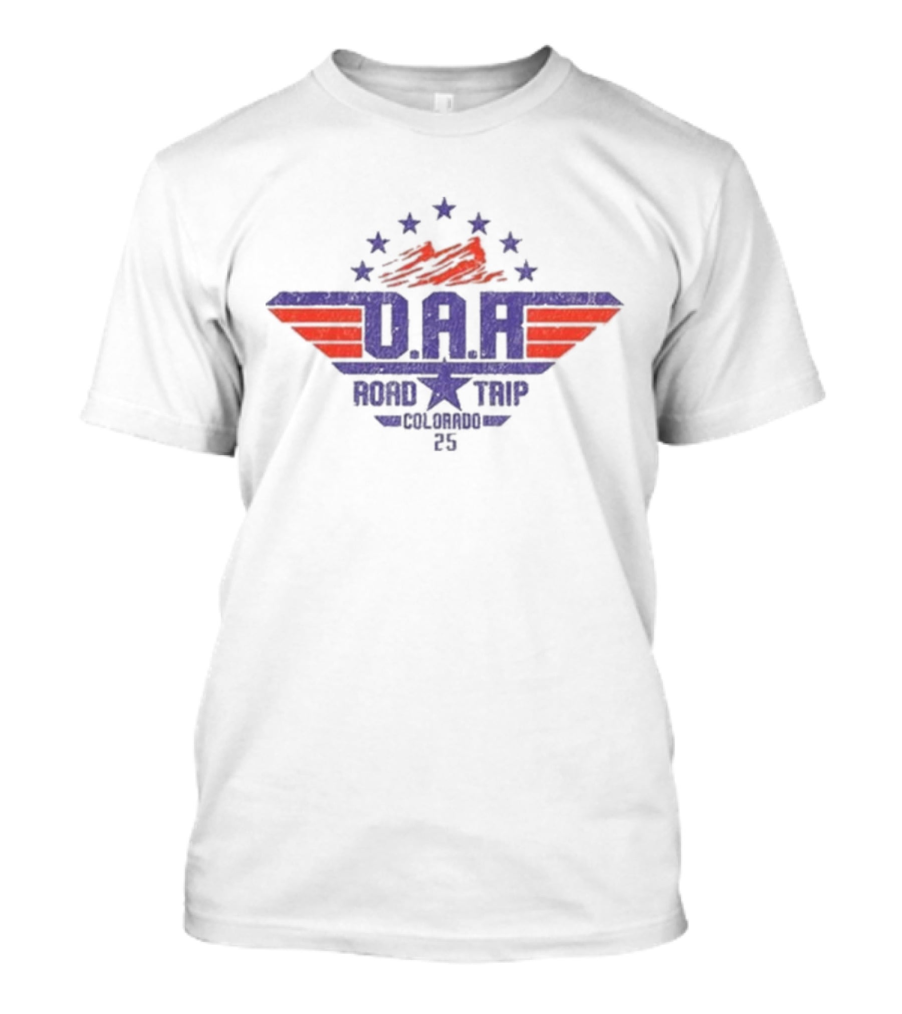 O.A.R. Road Trip Colorado 2025 Stars And Stripes Mountain Adventure T-Shirt