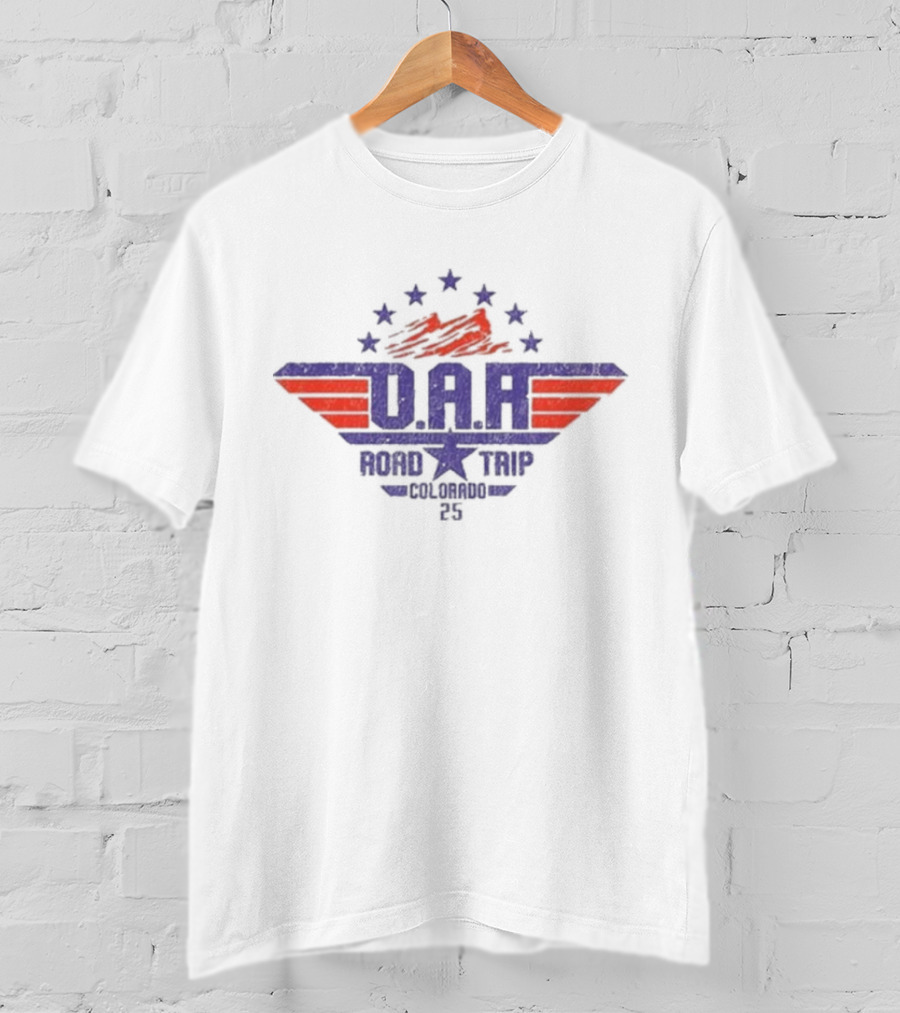 O.A.R. Road Trip Colorado 2025 Stars And Stripes Mountain Adventure T-Shirt