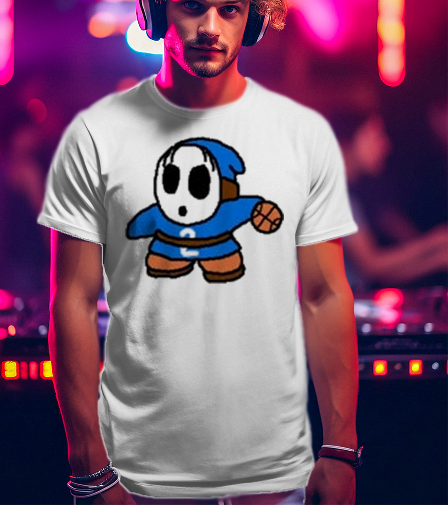 Shy Gilgeous Alexander Basketball Shy Guy Blue 2 T-Shirt