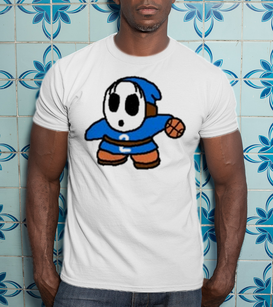 Shy Gilgeous Alexander Basketball Shy Guy Blue 2 T-Shirt