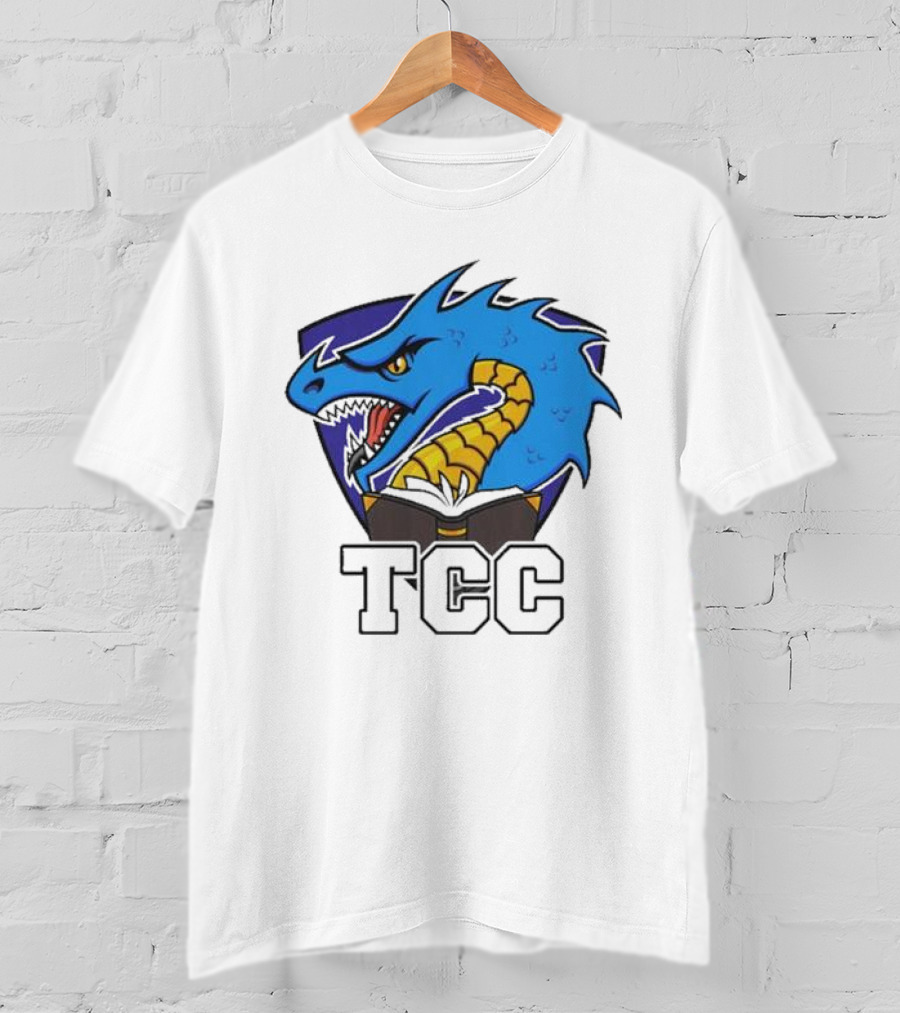 Tolarian Community College Sportsball Dragon Emblem TCC T-Shirt