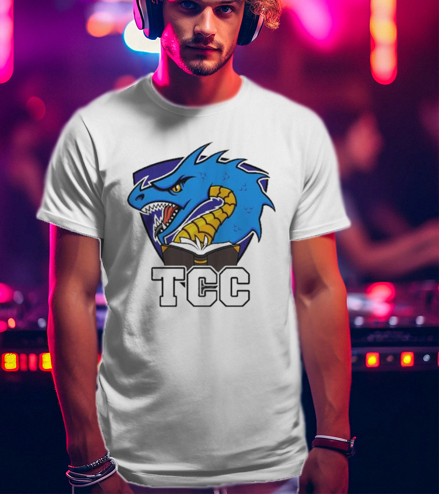 Tolarian Community College Sportsball Dragon Emblem TCC T-Shirt