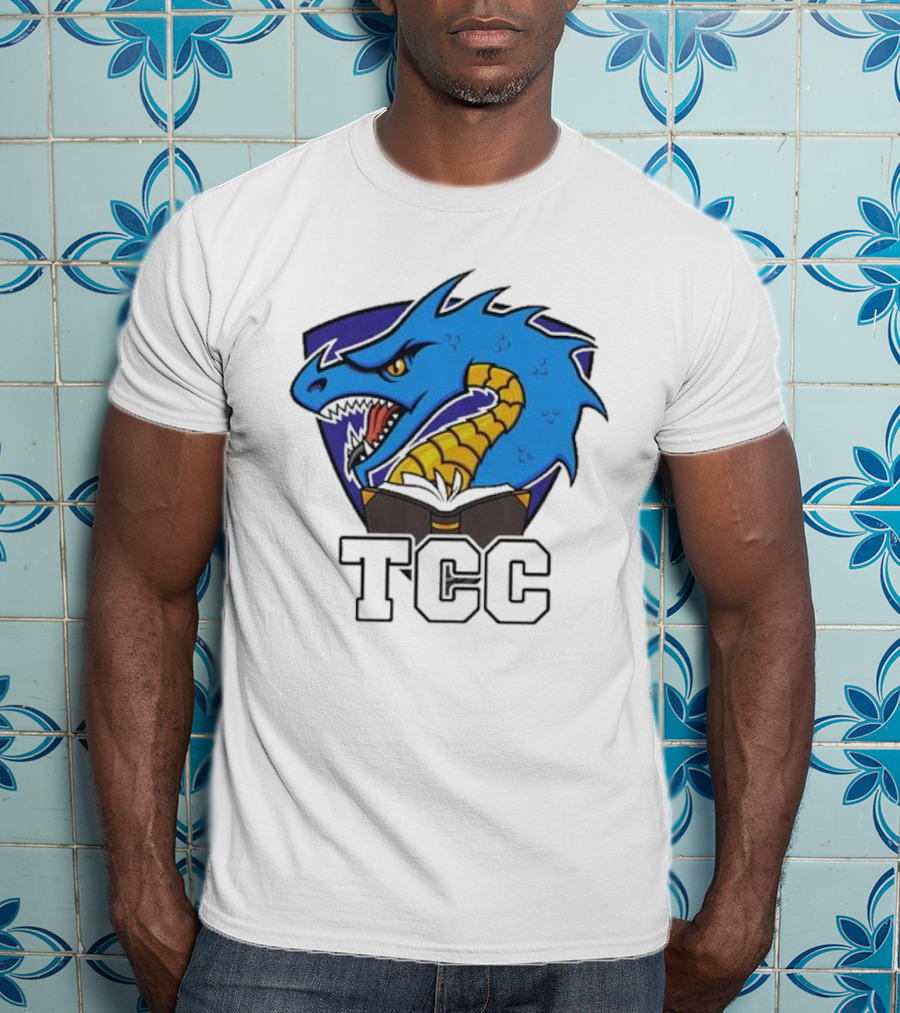 Tolarian Community College Sportsball Dragon Emblem TCC T-Shirt