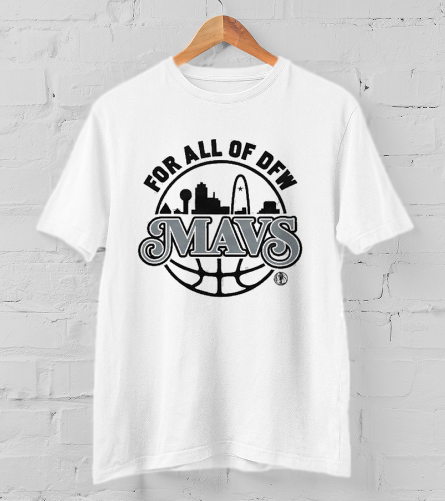 FOR ALL OF DFW MAVS Dallas Mavericks City Edition T-Shirt