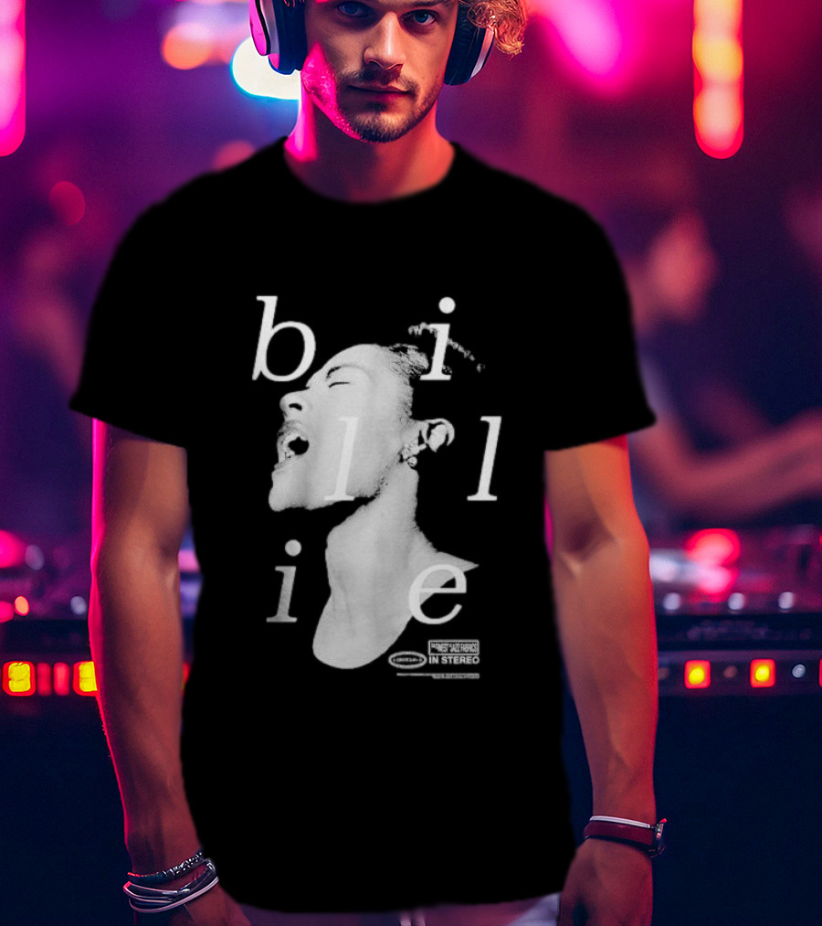 Billie Holiday Cafe Society Prestige Analog In Stereo T-Shirt
