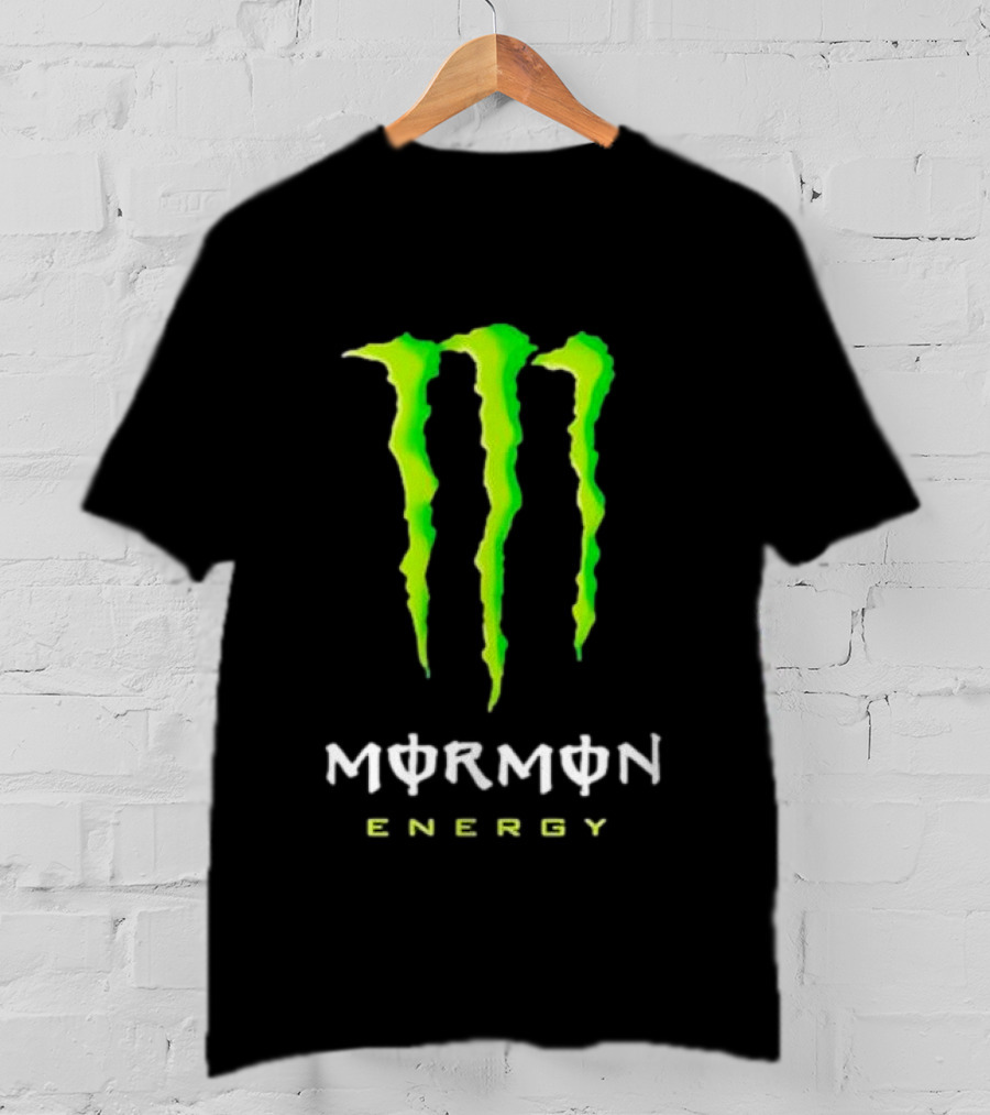 Monster Mormon Energy Green Claw T-Shirt