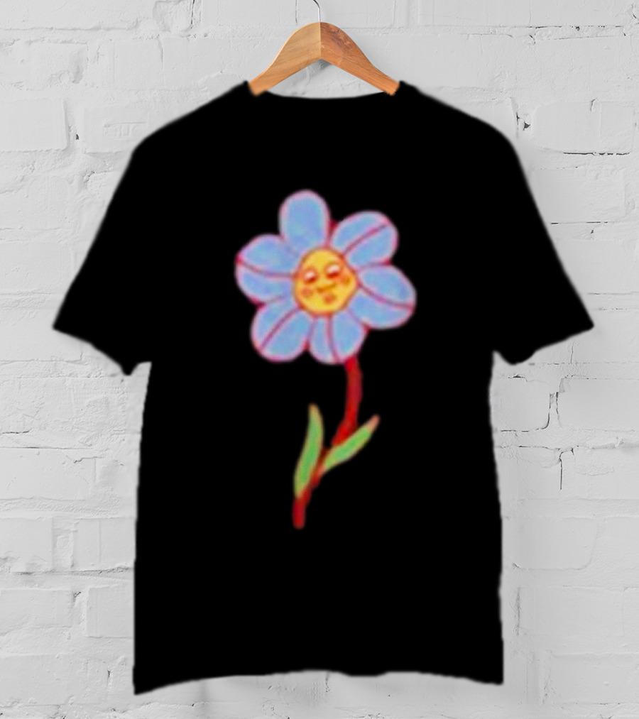 Still Woozy Flower Face Loveseat T-Shirt
