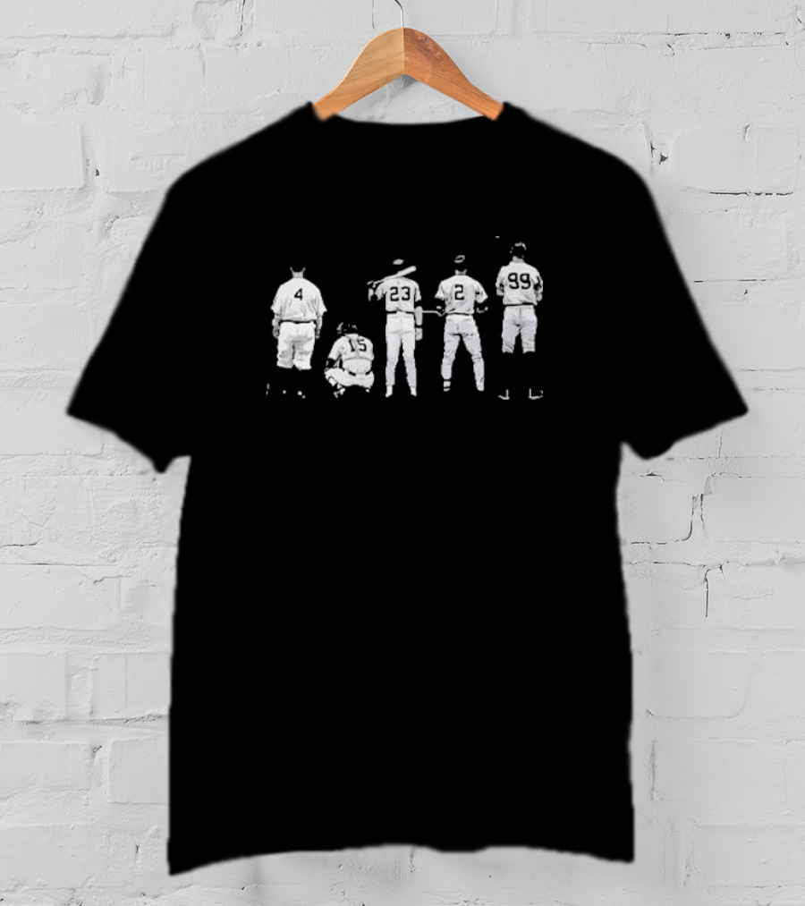The Captains New York Yankees Legends 4 15 23 2 99 T-Shirt