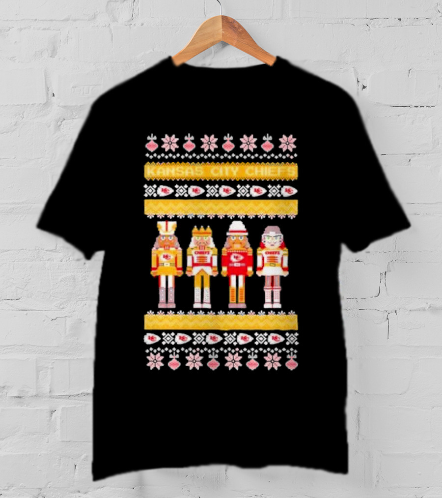 Kansas City Chiefs Nutcracker Christmas Sweater T-Shirt