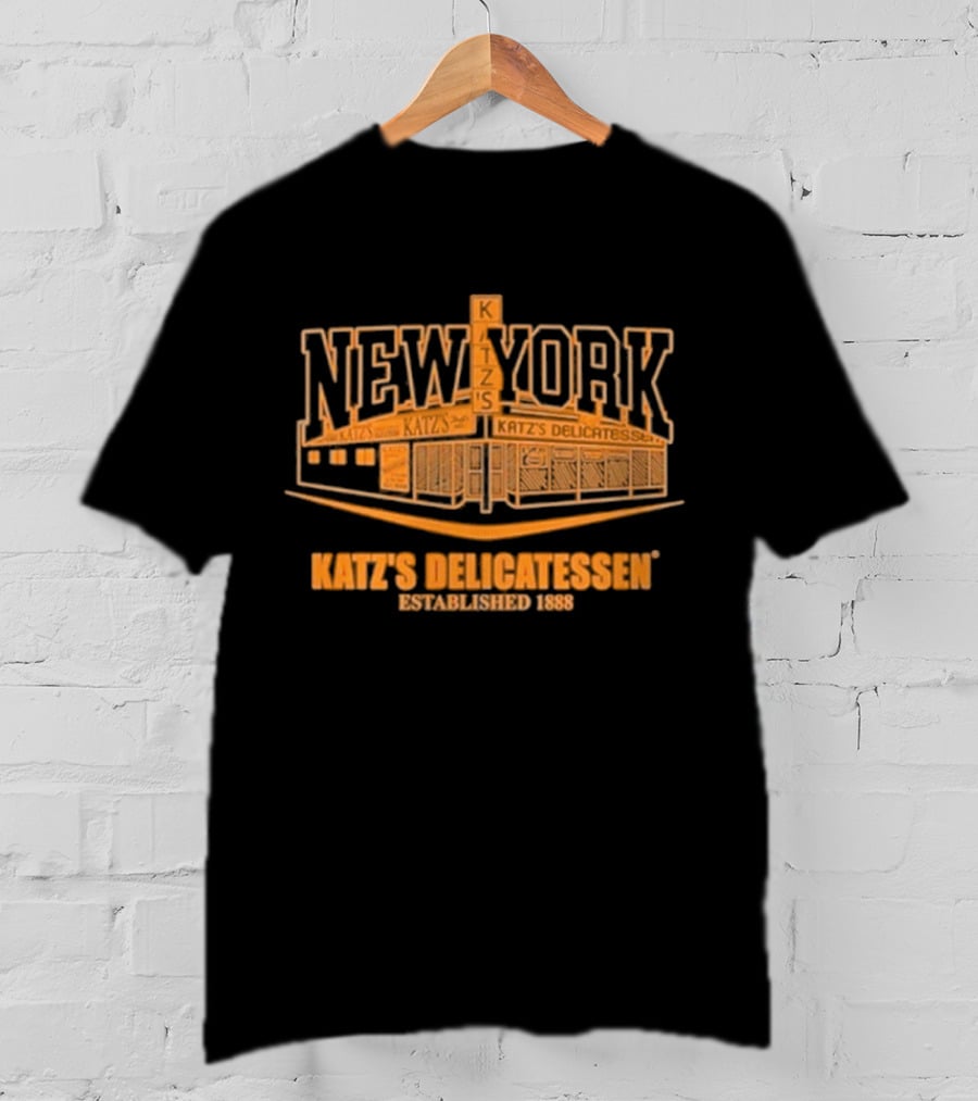 New York Knicks X Katz's Delicatessen Established 1888 Collaboration T-Shirt