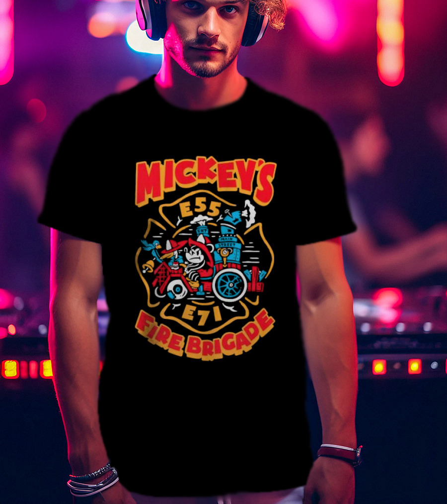 Mickey's Fire Brigade E55 E71 2025 T-Shirt