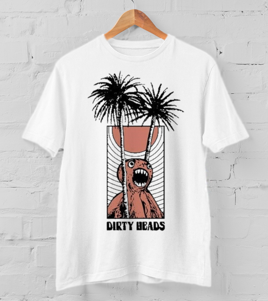 Dirty Heads Sun Scream Creature Palm Trees Holiday T-Shirt