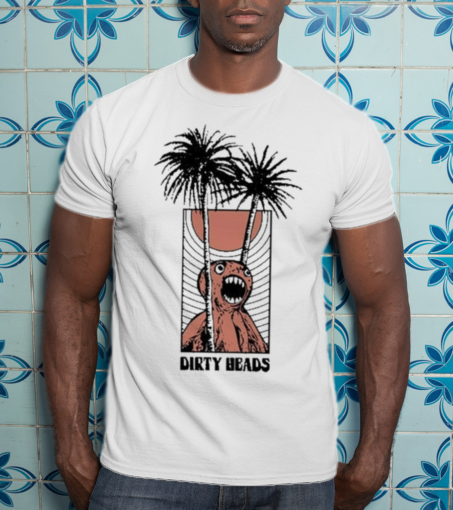 Dirty Heads Sun Scream Creature Palm Trees Holiday T-Shirt