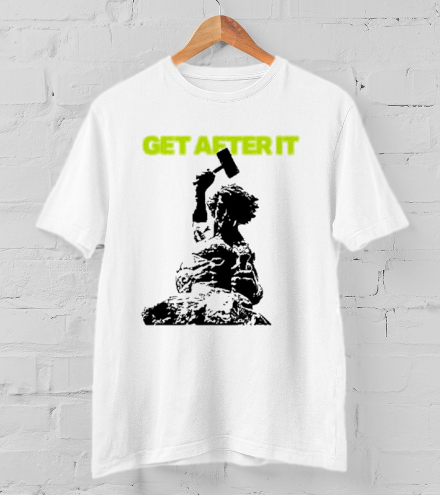 Get After It Rock Climbing Motivational Instrumentals T-Shirt