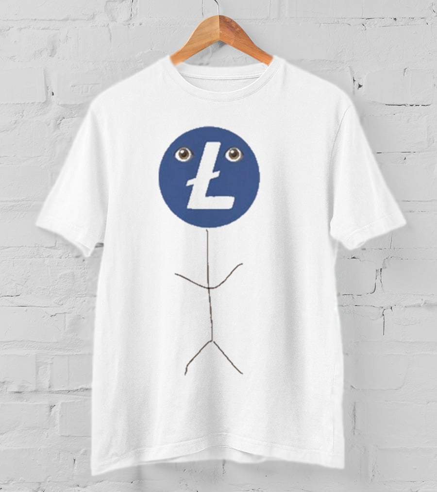 Litecoin Foundation Take The L Stick Figure T-Shirt