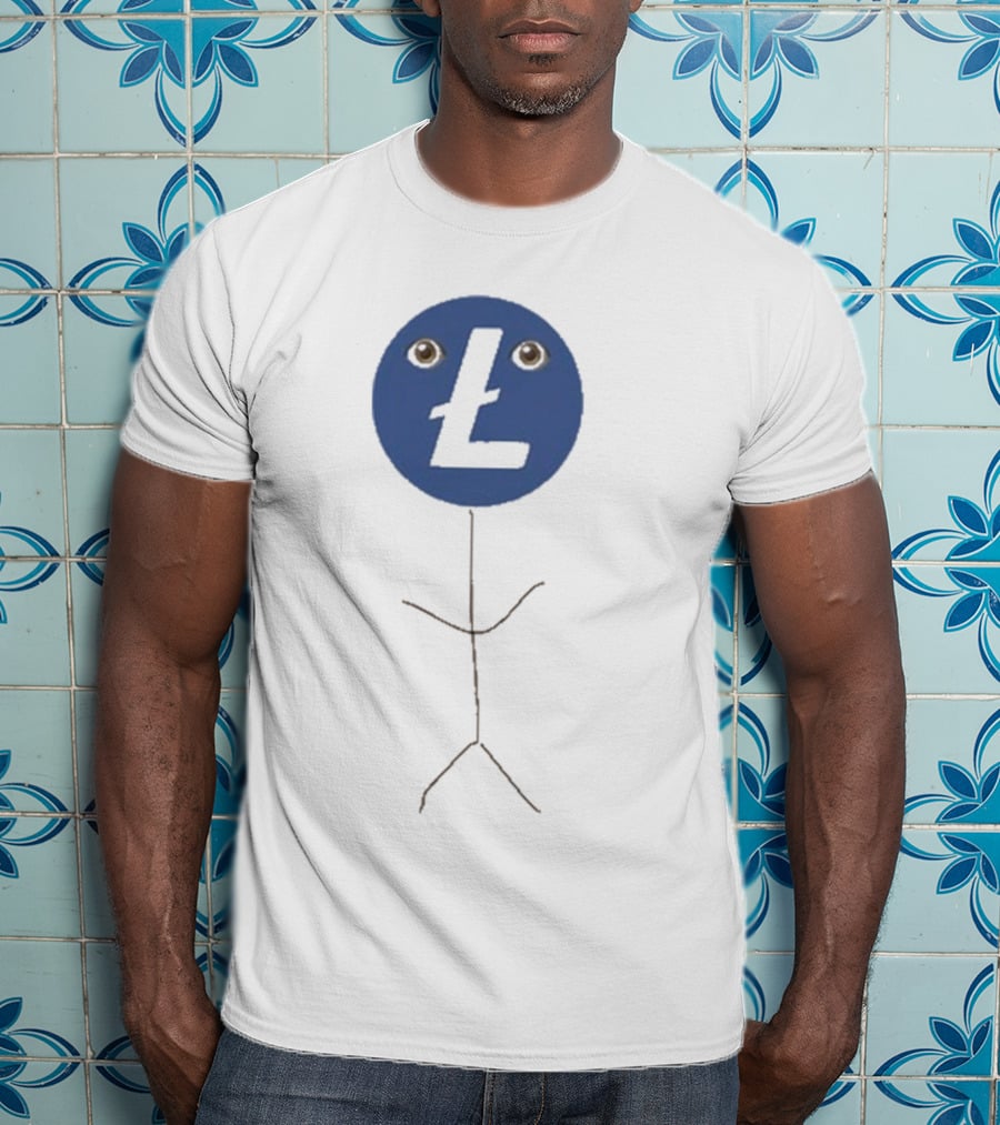 Litecoin Foundation Take The L Stick Figure T-Shirt