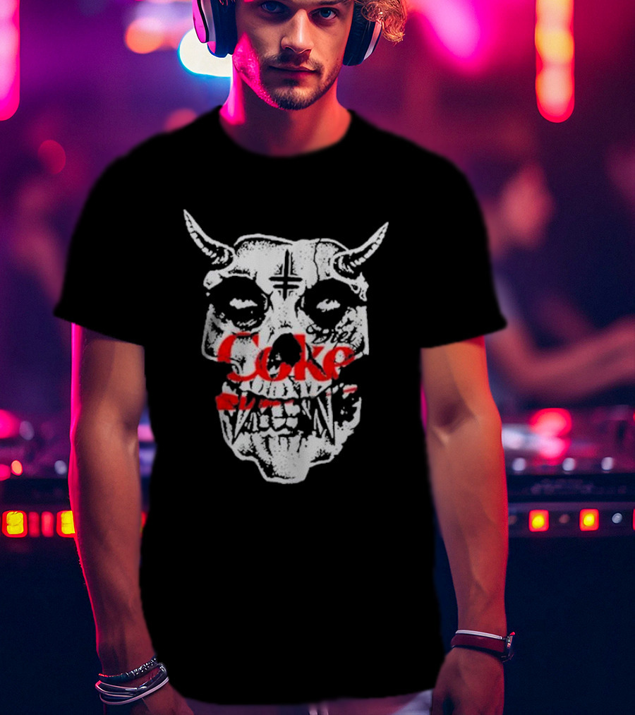 Captain Howdy Diet Coke Skull T-Shirt