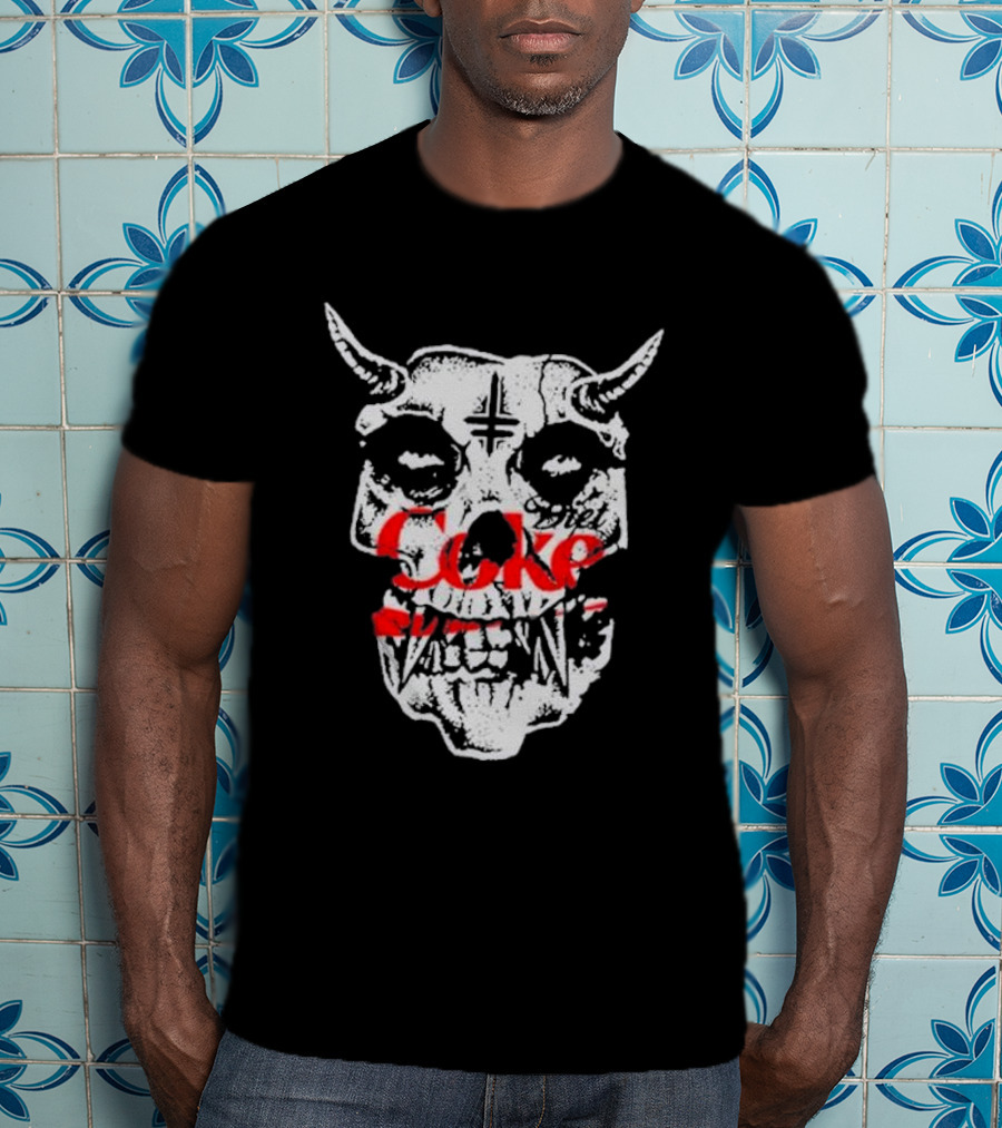Captain Howdy Diet Coke Skull T-Shirt