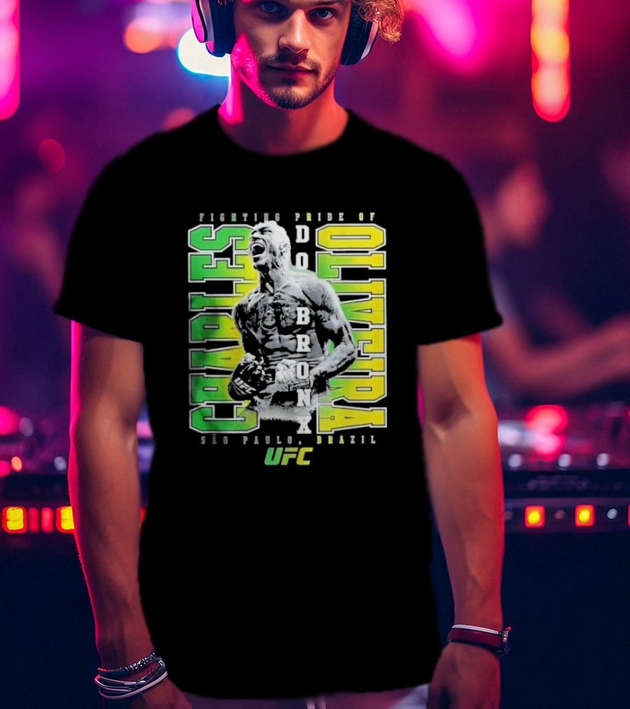 Charles Oliveira UFC Fighting Pride Of São Paulo Brazil Do Bronx T-Shirt