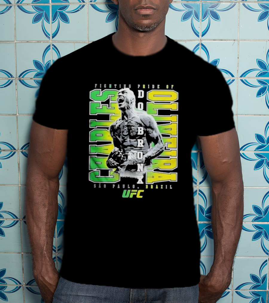 Charles Oliveira UFC Fighting Pride Of São Paulo Brazil Do Bronx T-Shirt