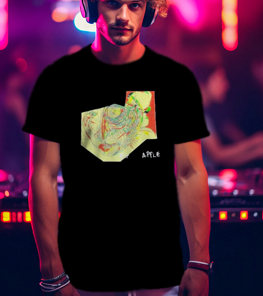 Fiona Apple The Idler Wheel Abstract Artistic Geometric Drawing Multicolored Sketch T-Shirt