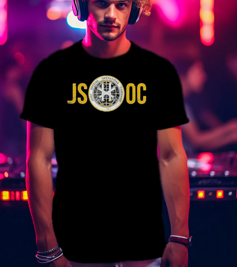 Joint Special Operations Command JSOC Fort Bragg Military Emblem T-Shirt