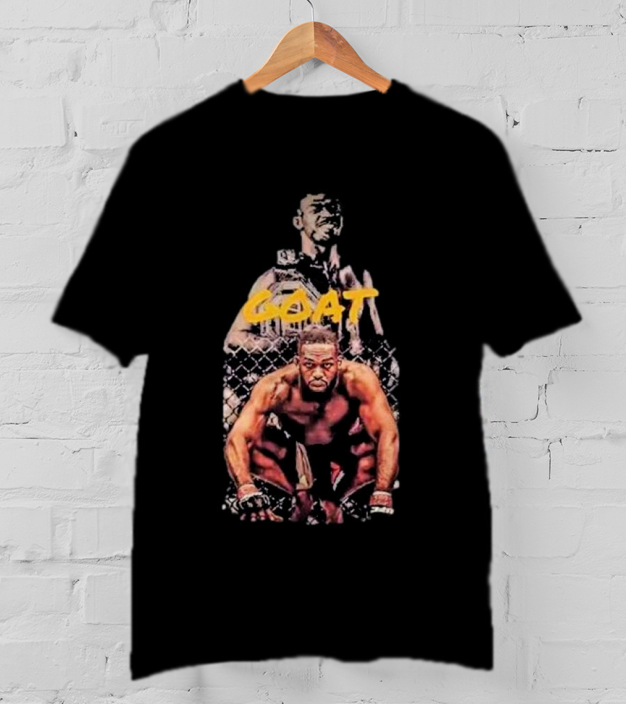 Jon Jones GOAT UFC Champion Image T-Shirt