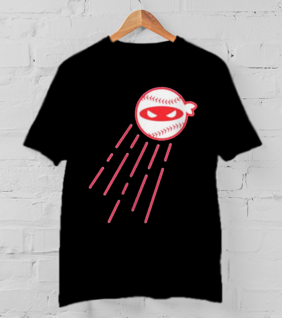 Los Angeles Dodgers Ninja Baseball Pitcher Retro T-Shirt
