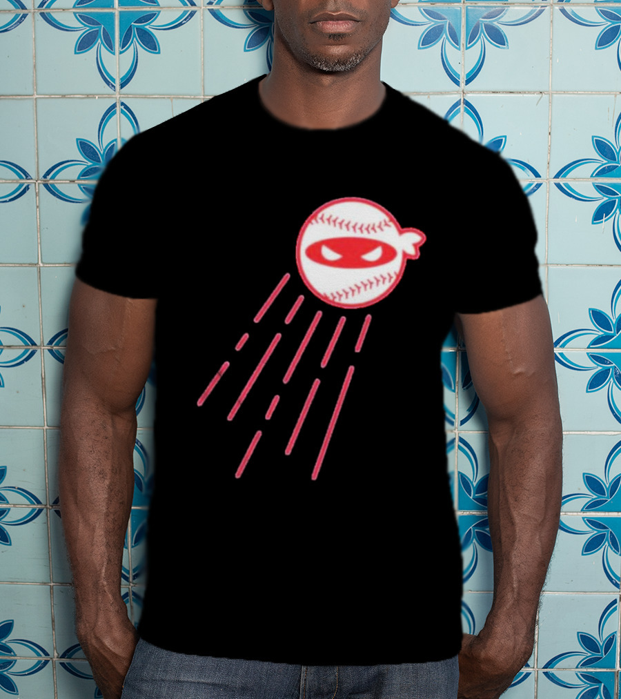 Los Angeles Dodgers Ninja Baseball Pitcher Retro T-Shirt