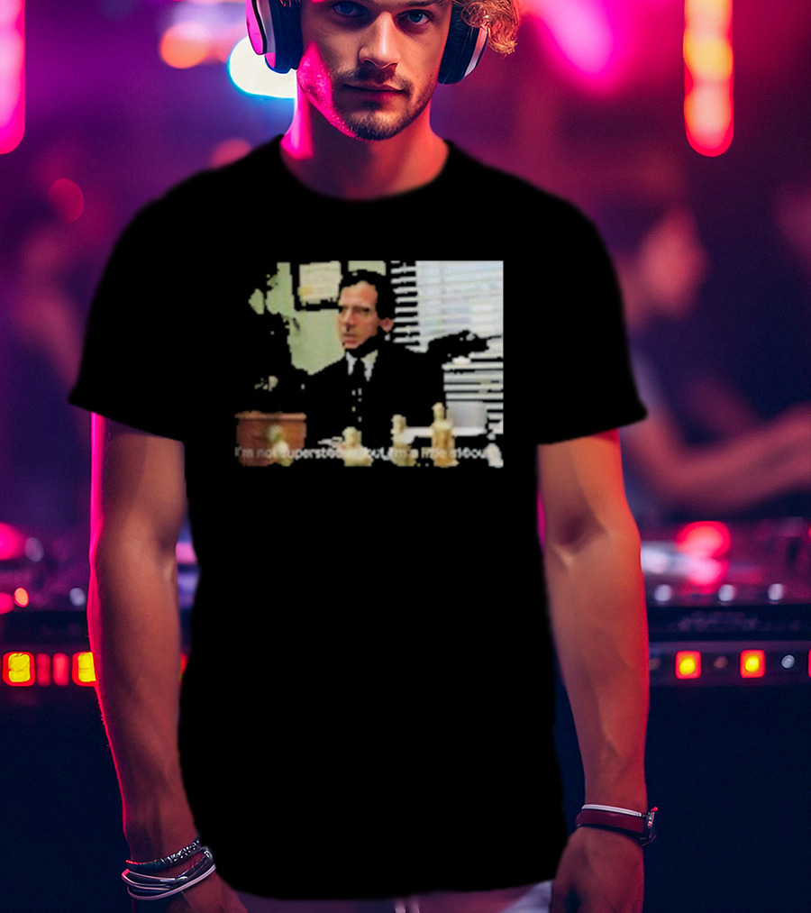 Michael Scott Office Humor I'm Not Superstitious But I'm A Little Stitious T-Shirt