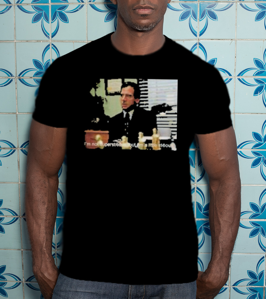 Michael Scott Office Humor I'm Not Superstitious But I'm A Little Stitious T-Shirt