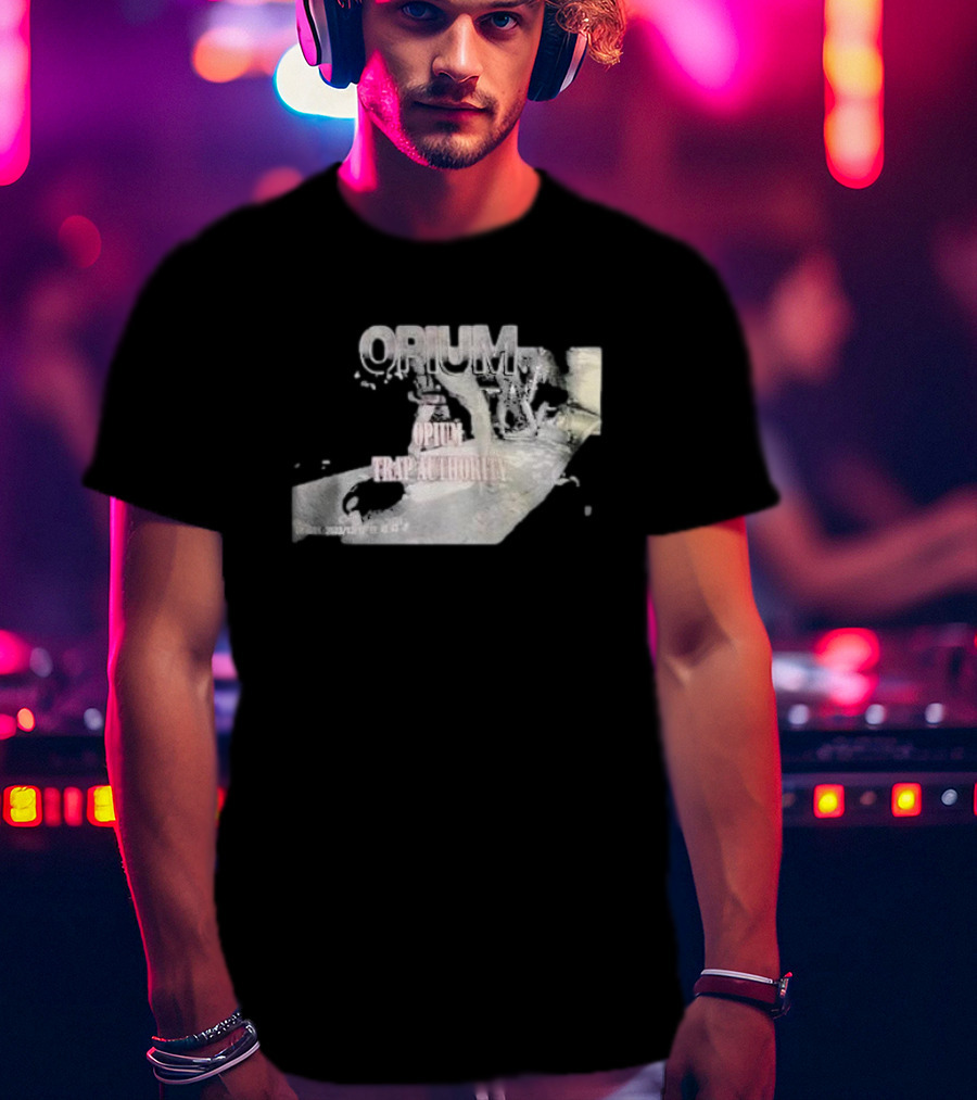 Opium Trap Authority Vintage Grunge T-Shirt