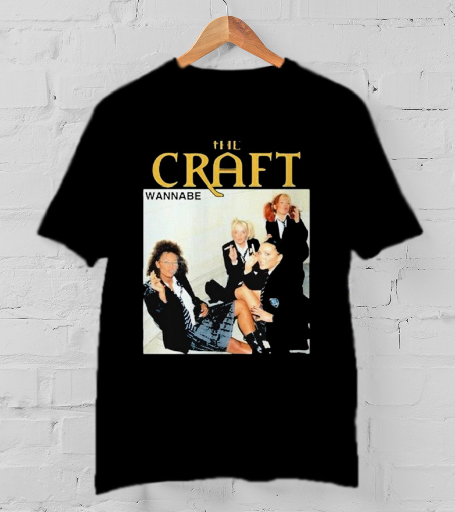 THE CRAFT WANNABE Spice Girls Parody School Girls Smoking Scene T-Shirt
