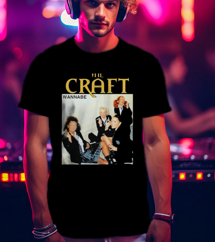 THE CRAFT WANNABE Spice Girls Parody School Girls Smoking Scene T-Shirt