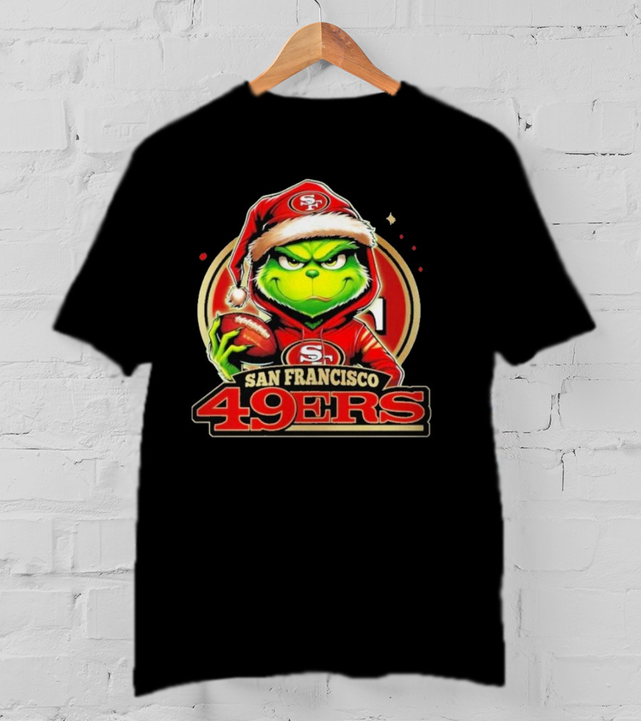 The Grinch San Francisco 49ers Football Mashup T-Shirt