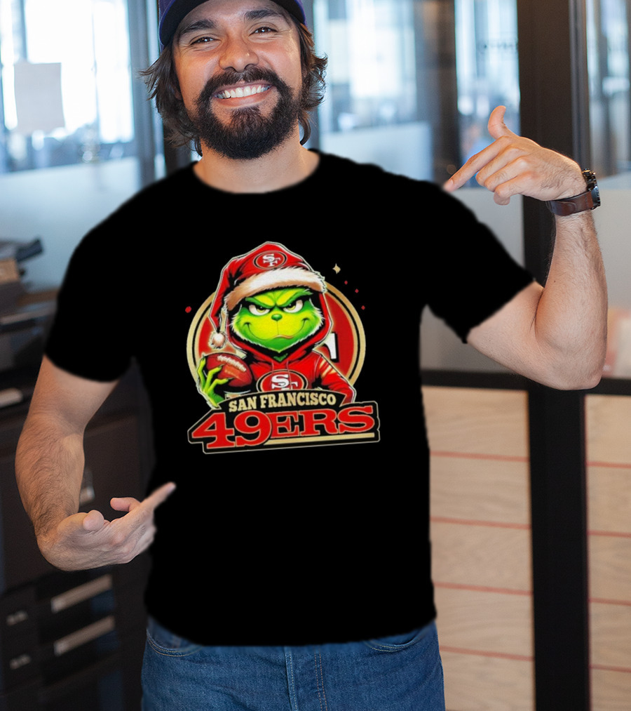 The Grinch San Francisco 49ers Football Mashup T-Shirt