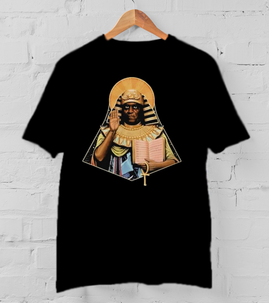The Jazz Estate Saint Sun Ra Pharaoh Ankh Book Image T-Shirt